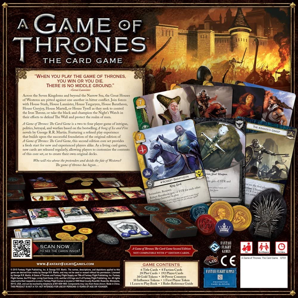 A Game of Thrones : The Card Game Second Edition - Core Set